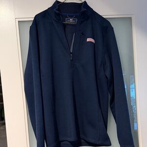 Vineyard vines - Navy Quarter-Zip Pullover